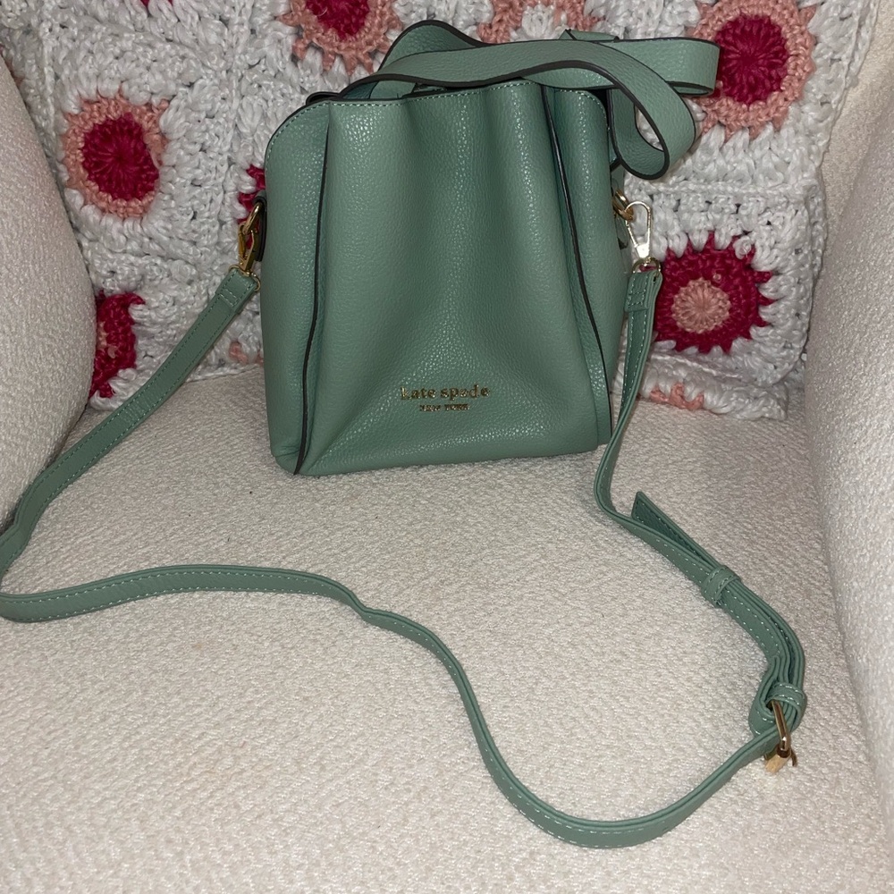 Teal Kate Spade Bucket Bag